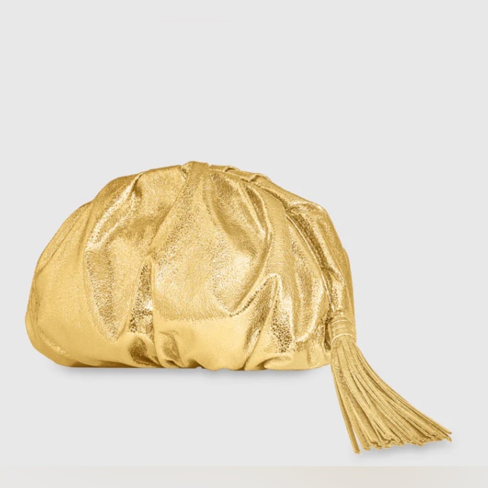 Gold Tassel Rebecca Minkoff Clutch